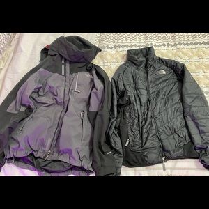 North Face Men Medium inner and outer shell jacket